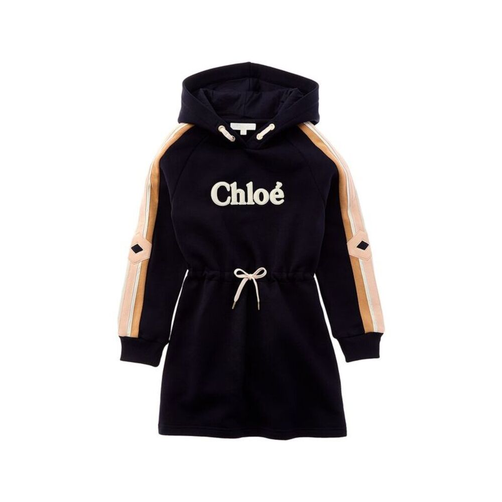 Chloé Girls  Hoodie Dress, Blue